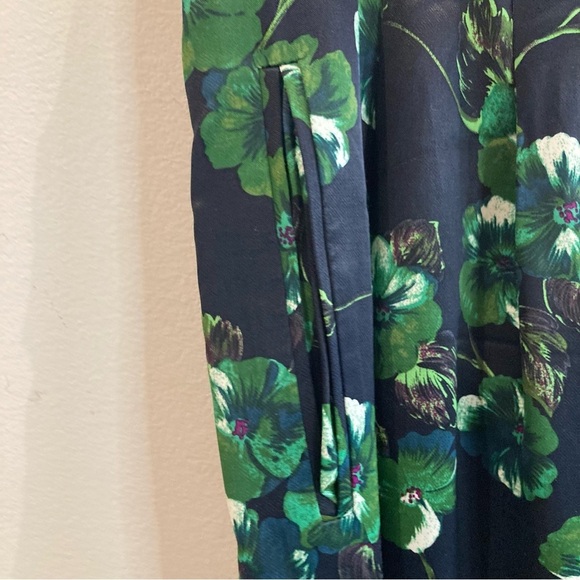 ELEVENSES Sz 8 by Anthropologie Palazzo Wide Leg Cuffed Hem Trouser Pants - Picture 6 of 14